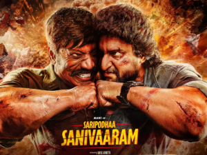 Movie Overview Title: Saripodhaa Sanivaaram Release Year: 2024 Genre: Action/Thriller Language: Telugu Director: Vivek Athreya Producer: D.V.V. Danayya Budget: ₹90 Crores